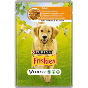 FRISKIES ADULT PILETINA U SOSU 85GR