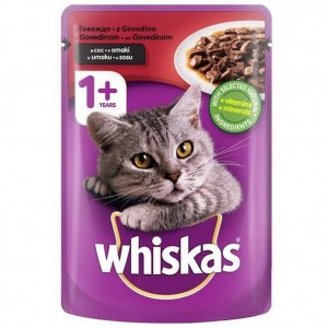 WHISKAS GOVEDINA 100GR